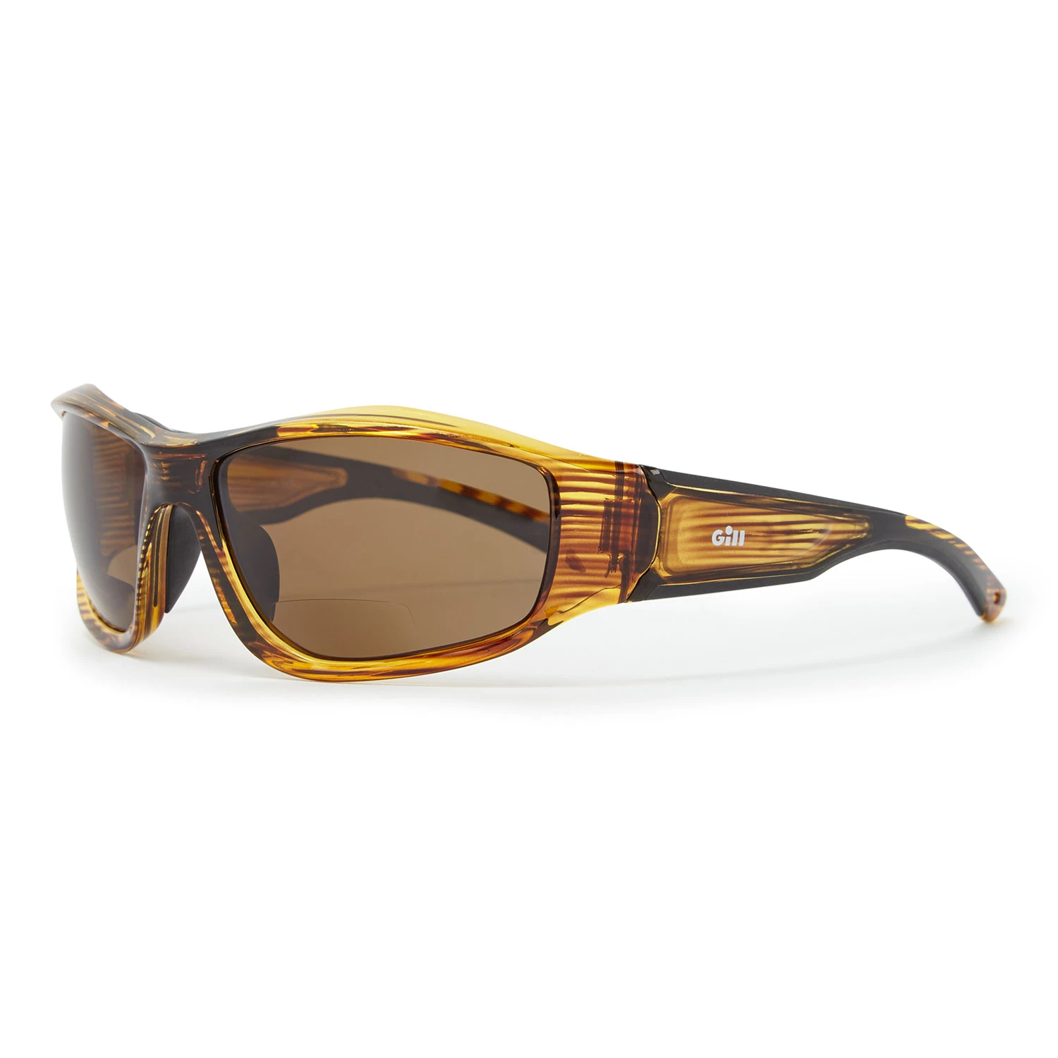 Gill Race Bi-Focal Sonnenbrille - Woodgrain Amber 4 Gill Race Bi-Focal Sonnenbrille - Woodgrain Amber – Bild 2