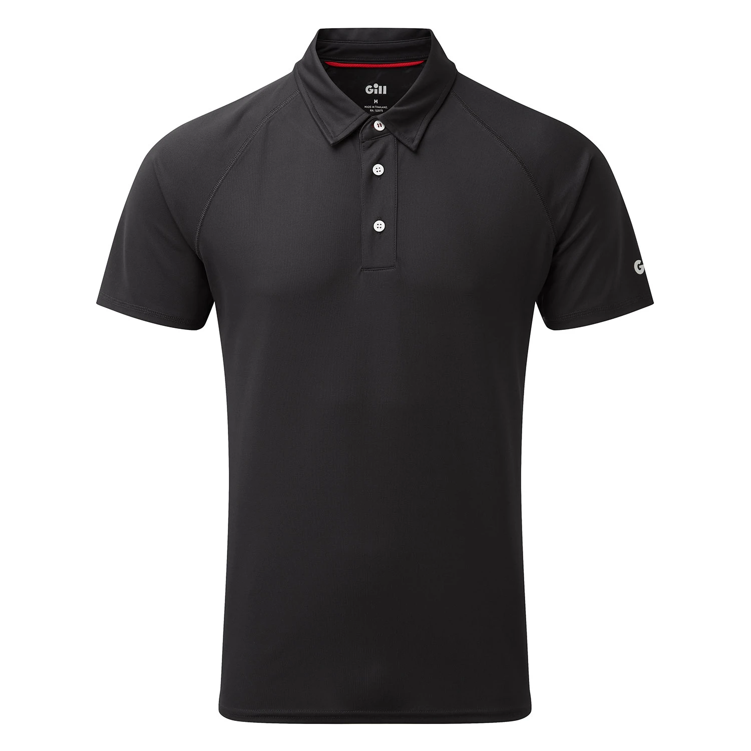 Gill Mens Uv Tec Polo- Holzkohle 3 Gill Mens Uv Tec Polo- Holzkohle