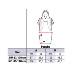 Cressi Poncho / Wickelgewand- Blau 7 Cressi Poncho / Wickelgewand- Blau -Bester Neoprenanzug Geschäft 2020 Cressi Poncho Changing Robe Size Chart 1