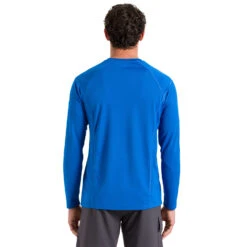 North Sails Schnelltrocknendes Langarm-Tech-T-Shirt - Royal -Bester Neoprenanzug Geschäft 2020 North Sails Long Sleeve Polo Shirt 27M203 0043 msback1