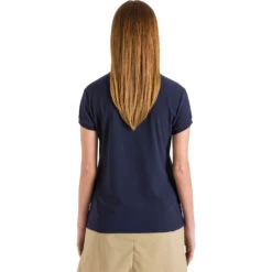 North Sails Damen Quick Dry Tactel Polo - Marineblau -Bester Neoprenanzug Geschäft 2020 North Sails Womens Polo 27W102 0035 msback1