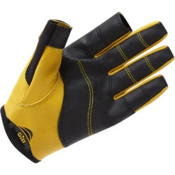 Gill Pro Langfingersegelhandschuhe- Schwarz -Bester Neoprenanzug Geschäft 2021 Gill Pro Long Finger Sailing Gloves 7453 BLACK 2