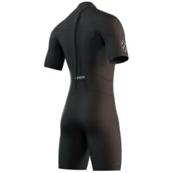 Mystic Brand 3 / 2Mm Backy Zip Shorty Neoprenanzug- Schwarz -Bester Neoprenanzug Geschäft 2021 Mystic Brand 32 Shorty Wetsuit Black 210316 900 02