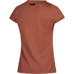 Mystic Womens Diva Kurzarm Quickdry Top- Rusty Red -Bester Neoprenanzug Geschäft 2021 Mystic Diva Quickdry Rusty Red 190098 318 02