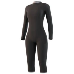 Mystic Womens Brand 3/2Mm Back-Zip Fl Shortleg Neoprenanzug - Nachtblau -Bester Neoprenanzug Geschäft 2021 Mystic Womens Brand 32 Longarm Shortleg Wetsuit Night Blue 210320 449 03