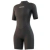 Mystic Womens Brand 3/2Mm Back-Zip Flatlock Shorty Neoprenanzug - Schwarz -Bester Neoprenanzug Geschäft 2021 Mystic Womens Brand 32 Shorty Wetsuit Black 210323 900 01