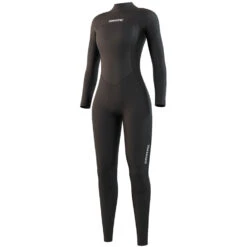 Mystic Womens Star 5 / 3Mm Fullsuit Neoprenanzug Mit Reißverschluss- Schwarz