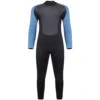 Typhoon Swarm3 3 / 2Mm Neoprenanzug Mit Reißverschluss Hinten- Schwarz / Blau Stahl -Bester Neoprenanzug Geschäft 2021 Typhoon Storm3 Fullsuit Wetsuit 250981 BLACK BLUE STEEL 1