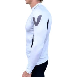 Vaikobi Spandex Langarm Uv50 + Rashvest- Silber -Bester Neoprenanzug Geschäft 2021 Vaikobi UV Rashie Silver S