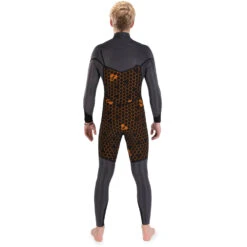 Dakine Mission 4/3Mm Chest-Zip Fullsuit Neoprenanzug- Schwarz -Bester Neoprenanzug Geschäft 2022 Dakine Mens Cyclone ChestZip FullSuit 43mm Wetsuit Black DK22M43CZ 6