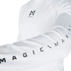 Magic Marine Cube Langarm Rash Guard - Weiß -Bester Neoprenanzug Geschäft 2022 Magic Marine Cube Long Sleeve Rash Guard White MM081009 100 05