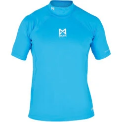 Magic Marine Cube Kurzarm Rash Guard - Blau -Bester Neoprenanzug Geschäft 2022 Magic Marine Cube Short Sleeve Rash Guard Blue MM081010 400 02