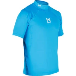 Magic Marine Cube Kurzarm Rash Guard - Blau -Bester Neoprenanzug Geschäft 2022 Magic Marine Cube Short Sleeve Rash Guard Blue MM081010 400 03