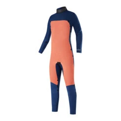 Mystic Junior Star 5/4Mm Back-Zip Neoprenanzug- Nachtblau -Bester Neoprenanzug Geschäft 2022 Mystic Junior Star 54mm Backzip Wetsuit Navy Lime 220040 449 03