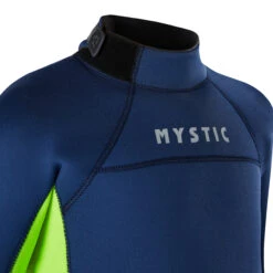 Mystic Junior Star 5/4Mm Back-Zip Neoprenanzug- Nachtblau -Bester Neoprenanzug Geschäft 2022 Mystic Junior Star 54mm Backzip Wetsuit Navy Lime 220040 449 05