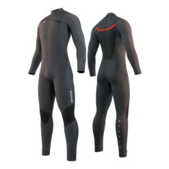 Mystic Majestic 5/4 Gbs Neoprenanzug Mit Frontreißverschluss- Grau -Bester Neoprenanzug Geschäft 2022 Mystic Majestic Chestzip Wetsuit Grey 1 1