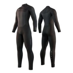 Mystic Voltt 5/4/3Mm Front-Zip Fullsuit Neoprenanzug- Schwarz -Bester Neoprenanzug Geschäft 2022 Mystic Voltt 543mm Chest zip Wetsuit
