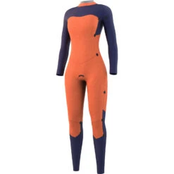 Mystic Womens Dazzled 5/3 Back Zip Neoprenanzug- Schwarz -Bester Neoprenanzug Geschäft 2022 Mystic Womens Dazzled Backzip Wetsuit 35000.220096 449 03
