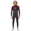 Rip Curl Dawn Patrol 5/3Mm Chest Zip Neoprenanzug- Wein