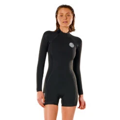 Rip Curl Damen Dawn Patrol 2/2Mm Ls Spring Neoprenanzug- Schwarz