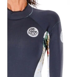 Rip Curl Damen Dawn Patrol Ec 2/2Mm Springsuit- Anthrazit -Bester Neoprenanzug Geschäft 2022 Rip Curl Womens ECO Dawn Patrol Spring Suit Charcoal 115WSP 8059 5