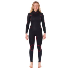 Rip Curl Damen Omega 5/3Mm Back-Zip Neoprenanzug- Grün -Bester Neoprenanzug Geschäft 2022 Rip Curl Womens Omega Chest Zip 53 Wetsuit Green 4