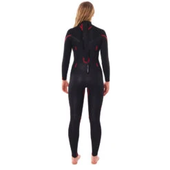Rip Curl Damen Omega 5/3Mm Back-Zip Neoprenanzug- Grün -Bester Neoprenanzug Geschäft 2022 Rip Curl Womens Omega Chest Zip 53 Wetsuit Green 5