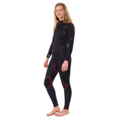 Rip Curl Damen Omega 5/3Mm Back-Zip Neoprenanzug- Grün -Bester Neoprenanzug Geschäft 2022 Rip Curl Womens Omega Chest Zip 53 Wetsuit Green 6