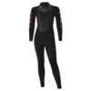 Sola Kids Fire 4/3Mm Neoprenanzug Mit Rückenreißverschluss- Schwarz -Bester Neoprenanzug Geschäft 2022 Sola fire Junior 53mm backzip Wetsuit A1509 FIRE BLACK FRONT