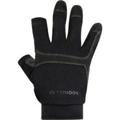 Typhoon Colwyn Vollfinger-Segelhandschuhe- Schwarz -Bester Neoprenanzug Geschäft 2022 Typhoon Colwyn Full Finger Sailing Gloves 3102610 1 1