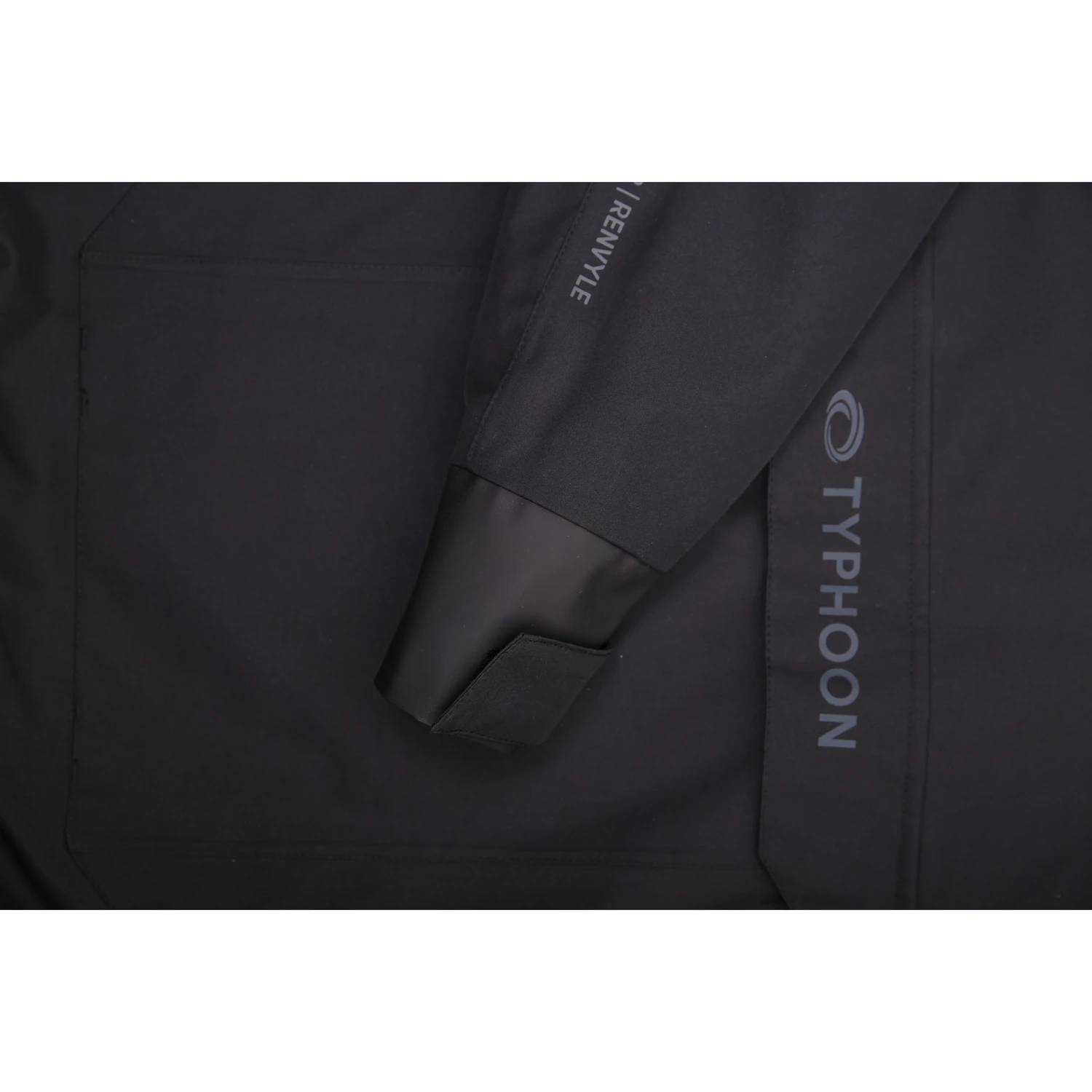 Typhoon Renvyle Kapuzenkittel / Spray Top- Schwarz 7 Typhoon Renvyle Kapuzenkittel / Spray Top- Schwarz – Bild 5
