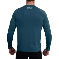 Vaikobi Tech Tee Langarm Uv50+ T-Shirt- Ocean Blue -Bester Neoprenanzug Geschäft 2022 Vaikobi Performance Tech Tee Long Ocean Blue 2
