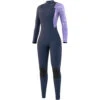 Mystic Womens Jayde 5/4Mm Chest-Zip Fullsuit Neoprenanzug- Navy -Bester Neoprenanzug Geschäft 2023 Mystic Jayde Fullsuit Double Front Zip Wetsuit Navy 1