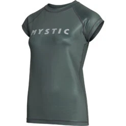 Mystic Womens Star Kurzarm-Rashvest - Dunkeloliv