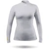 Zhik Womens Eco Spandex Rash Guard Langarm - Platinum