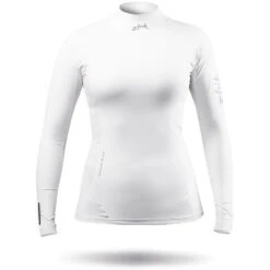 Zhik Womens Eco Spandex Rash Guard Langarm - Weiß