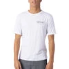 Rip Curl Driven Kurzarm Loose Fit Uv T-Shirt- Weiß