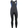 Alder Quatro 3 / 2Mm Front Reißverschluss Long John Neoprenanzug- Schwarz / Blau -Bester Neoprenanzug Geschäft Alder Quatro Front Zip Longjohn Wetsuit 1