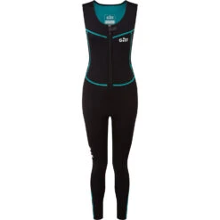 Gill Womens Dynamic Frontjip Longjane Neoprenanzug - Schwarz