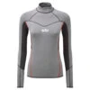 Gill Damen Eco Rash Vest Langarm - Grau -Bester Neoprenanzug Geschäft Gill Womens ECO Rash Vest Grey 5025W 1