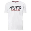 Musto T-Shirt - Weiß -Bester Neoprenanzug Geschäft Musto T Shirt White 82020 001 1