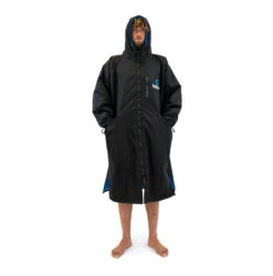 Surflogic Storm Robe Ls Wasserdichter Poncho / Wickelrock - Schwarz