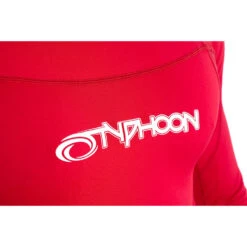 Typhoon Taifun Langarm Flache Locked Rash Weste - Rich Red -Bester Neoprenanzug Geschäft Typhoon Long Sleeve Rach Guard Rich Red 4