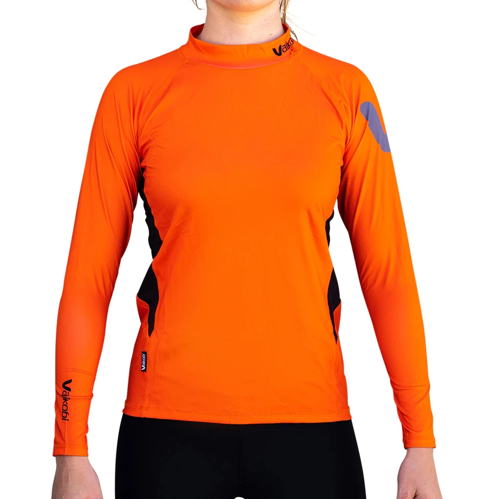 Vaikobi Spandex Langarm Uv50+ Rashvest- Orange 4 Vaikobi Spandex Langarm Uv50+ Rashvest- Orange – Bild 2