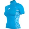 Alder Cruz Junior Girls Kurzarm Rashguard- Hellblau