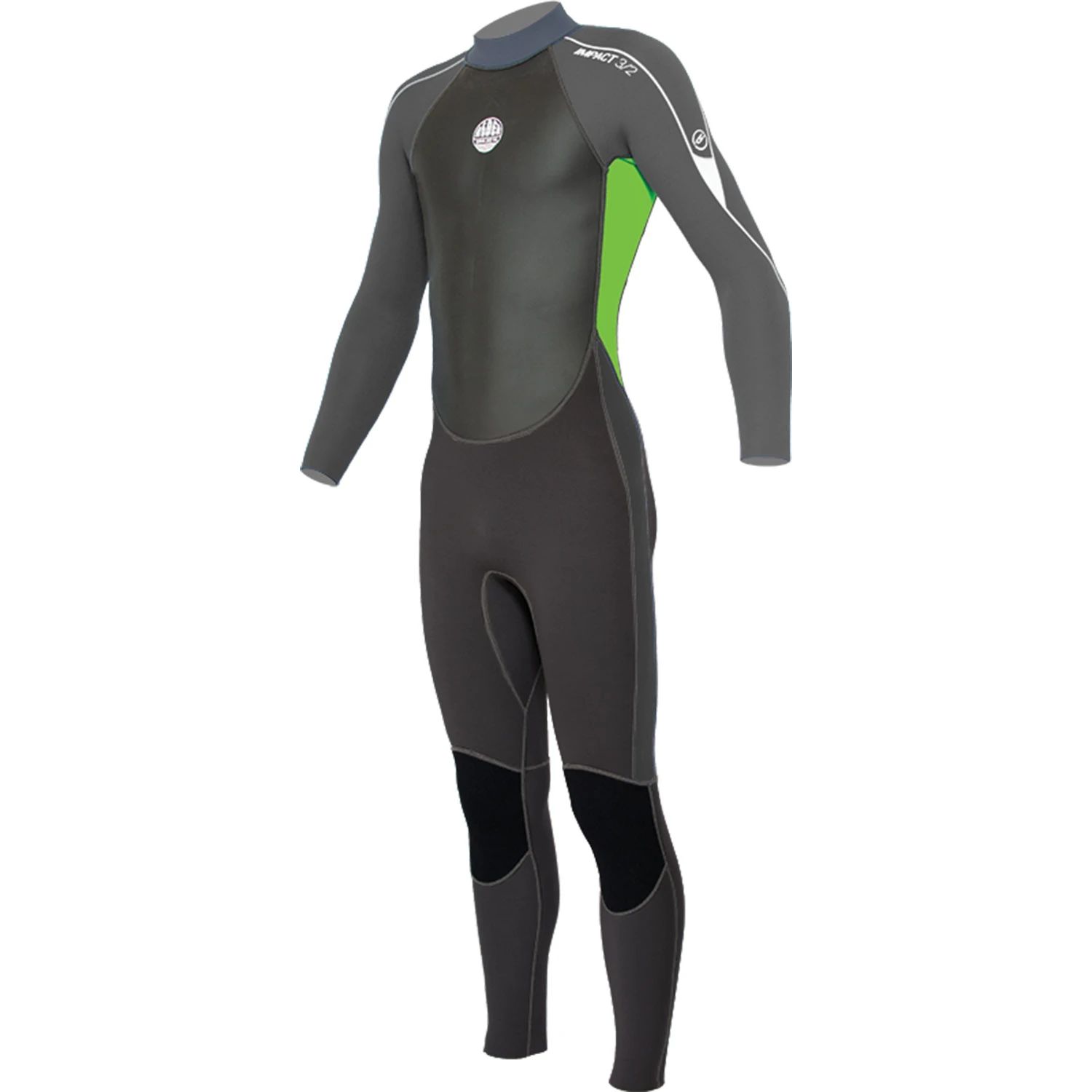 Alder Junior Impact 3 / 2Mm Fullsuit Neoprenanzug- Grün 3 Alder Junior Impact 3 / 2Mm Fullsuit Neoprenanzug- Grün