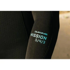 Dakine Damen Mission 4/3Mm Chest-Zip Fullsuit Neoprenanzug- Schwarz -Bester Neoprenanzug Geschäft Womens2022 Dakine Womens Mission ChestZip Fullsuit 43mm Black DK22W43MZ 4