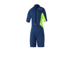 Mystic Juniors Star 3/2 Gbs Back Zip Flatlock Shorty Neoprenanzug - Nachtblau -Bester Neoprenanzug Geschäft Y2022 mystic juniors star 3 2 gbs back zip flatlock shorty wetsuit night blue 2