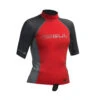 Gul Junior Short Sleeve Rashguard- Rot / Dunkelgrau -Bester Neoprenanzug Geschäft gul junior short sleeve rashguard 2014 red dark grey front
