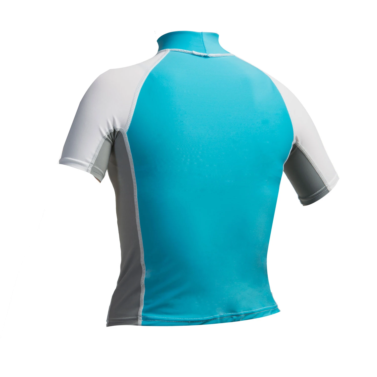 Gul Surf Junior Mädchen Short Sleeve Rashguard- Türkis / Silber – Bild 2